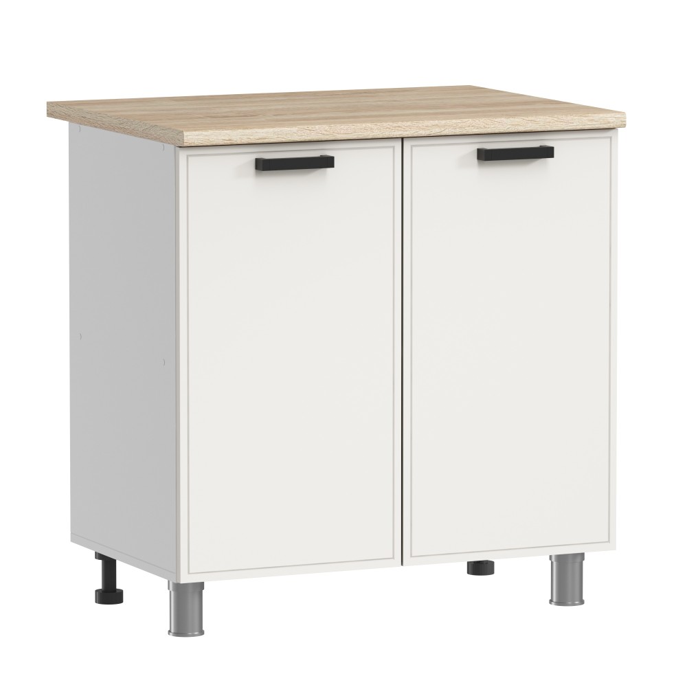 ГК Аленушка 2 м Магнолия Молочный/Молочный,скоба черный,сонома