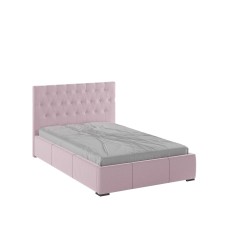 Кровать с ортопедическим основанием Октавия 140х200, Пыльная роза