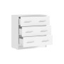 Комод с 3-мя ящиками Бася, Белый
