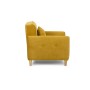 Кресло еврокнижка Анита, Желтое