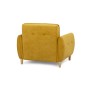 Кресло еврокнижка Анита, Желтое