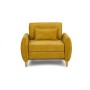 Кресло еврокнижка Анита, Желтое