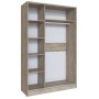 Шкаф-купе Стиль-2 140, Дуб крафт серый, Серый