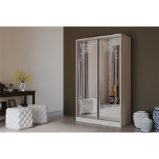 Шкаф-купе Тринити 1 1,35 м, Сандал светлый