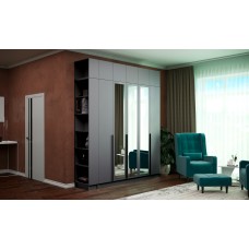 Мадрид Гардеробная система 2,25м,Графит