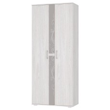 Шкаф двухстворчатый Флоренция, Ясень белый