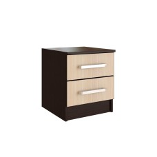 Прикроватная тумба Фиеста (2 шт.), Дуб беленый, Венге Прикроватная тумба Фиеста (2 шт.), Дуб беленый, Венге