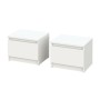 Тумба прикроватная Денвер (2 шт.), Белый