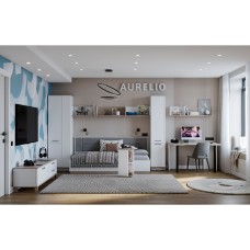 Детская Аурелио. Комплект 4, Блэквуд сатиновый, Белый