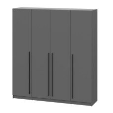 Шкаф распашной Берген ШК-2000, Серый графит Шкаф распашной Берген ШК-2000, Серый графит
