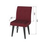 Стул Гира, Красный, Шоколад