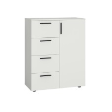 Комод Эйр 16.241, Белый шагрень