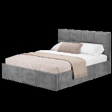 Кровать 160х200 с настилом ЛДСП Линда КР-16, Хром Кровать 160х200 с настилом ЛДСП Линда КР-16, Хром