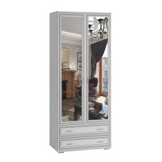 Шкаф двухстворчатый с зеркалом Ливорно ЛШ-23, ясень Шкаф двухстворчатый с зеркалом Ливорно ЛШ-23, ясень