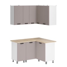 МК Аленушка Угловая Лотос Кашемир,скоба антроцит,сонома