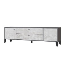 Тумба под телевизор Парус-10, Графит, Мальта