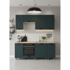 МК Аленушка 2м Лаванда Изумруд,скоба черный,сонома