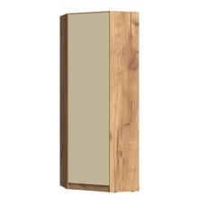 Шкаф угловой Челси Color, Слоновая кость, Дуб крафт