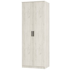 Шкаф 2-х створчатый Фиеста, Дуб крафт белый
