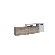 Альберо Тумба ТВ малая дуб крафт серый/дуб крафт белый Альберо Тумба ТВ малая дуб крафт серый/дуб крафт белый