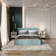 Кровать с подъемным механизмом Версаль КР-13 (1,4м), Шарли бриз Кровать с подъемным механизмом Версаль КР-13 (1,4м), Шарли бриз