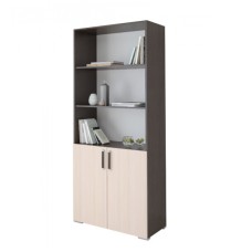 Стеллаж к столу компьютерному, венге/дуб молочный