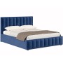 Кровать с подъёмным механизмом 1600 Анкона, темно-синий