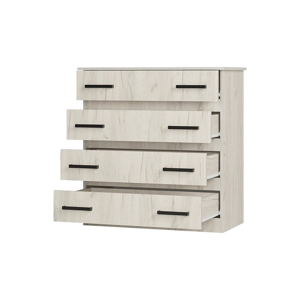 Комод Стандарт №6, Дуб крафт белый Комод Стандарт №6, Дуб крафт белый