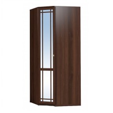 Шкаф угловой с зеркалом Sherlock 10, орех