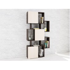 Стеллаж Ромео-9, венге/дуб молочный Стеллаж Ромео-9, венге/дуб молочный