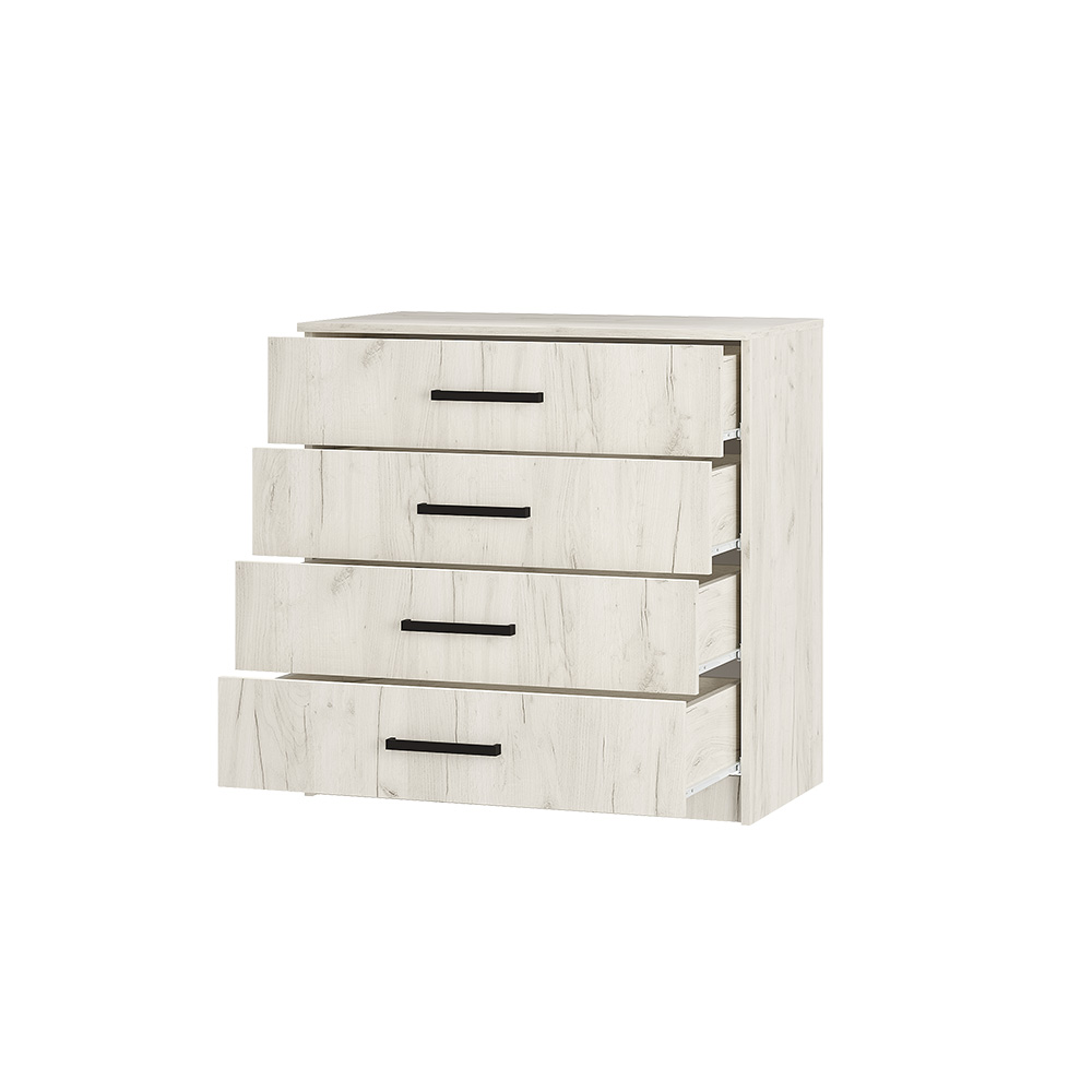 Комод Фиеста, Дуб крафт белый Комод Фиеста, Дуб крафт белый