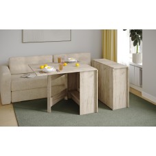 Стол книжка, Дуб крафт серый