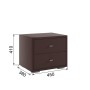 Тумба прикроватная интерьерная, Коричневый