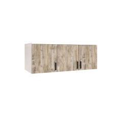 Антресоль для шкафа 120 см Лагуна, белый/дуб юкон