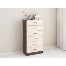 Комод высокий Катрин 4, венге/дуб молочный
