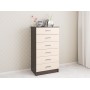 Комод высокий Катрин 4, венге/дуб молочный