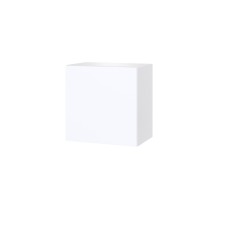 Полка навесная Сириния Куб 1, белый снег