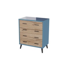 Комод Ланс, Светло-голубой