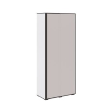 Шкаф угловой приставной Асцелла, Белый, Графит серый