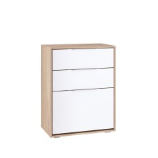 Куба Комод 13.113 N Дуб сонома, Белый премиум