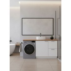 ВГ 1700 Белый софт матовый/Белый гладкий Арника РМ (со столешницей) в.1