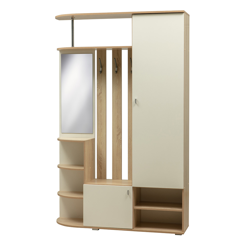 Прихожая Кармен-7, Дуб Сонома, Белый Прихожая Кармен-7, Дуб Сонома, Белый