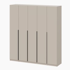 Шкаф распашной с наполнением (13 полок + штанга) ШК 5, Меланж