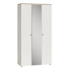 Шкаф для одежды 13.336.03, Белый шагрень, Дуб золотой