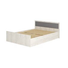 Кровать без основания 1,4 м "Фиеста" дуб крафт белый