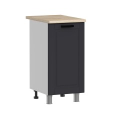 МК Аленушка Н 400 Астра Сталь,скоба черный (без столешницы)