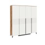 Шкаф для платья и белья 4-х дверный Белла