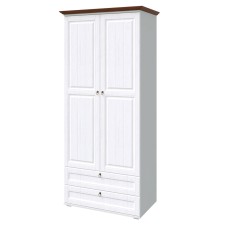 Шкаф двухстворчатый Валенсия, Белый Шкаф двухстворчатый Валенсия, Белый