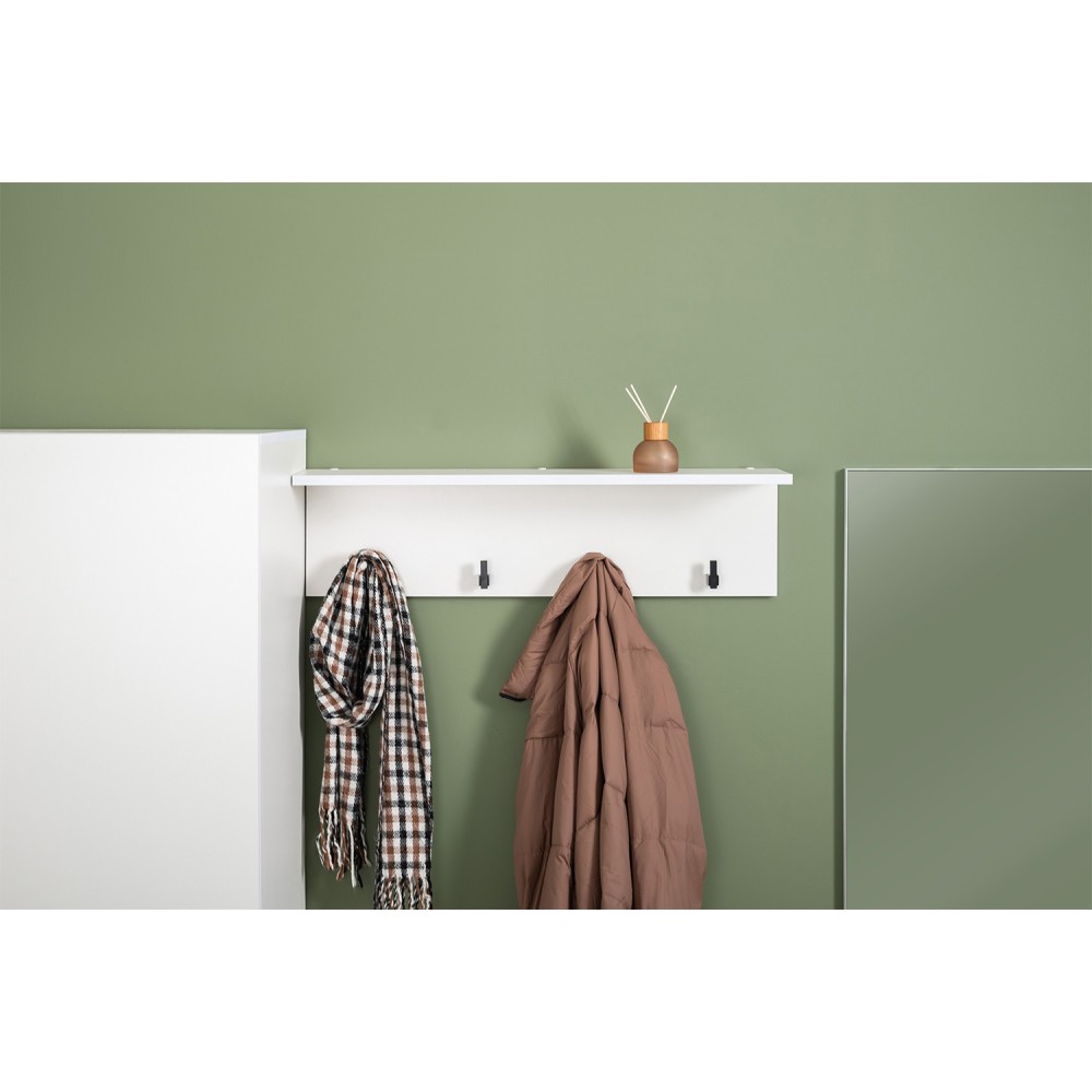 Вешалка Эйр 16.551.01, Белый шагрень Вешалка Эйр 16.551.01, Белый шагрень