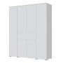 Шкаф четырехстворчатый Плейона, белый
